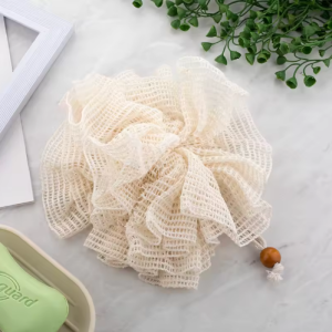 Natural 40g Sisal Ramie Fiber Bath Ball Durable Loofah Scrubber for Skin Cleaning Modern Style Bath Sponge Towel Foam Net