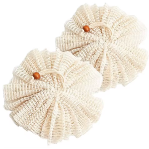 Sisal Ramie Fiber Bath Ball Durable Loofah Scrubber for Skin Cleaning Modern Style Bath Sponge Towel Foam Net